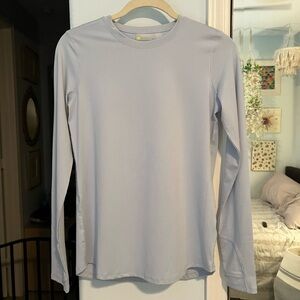 Zella Light Gray Long Sleeve Top